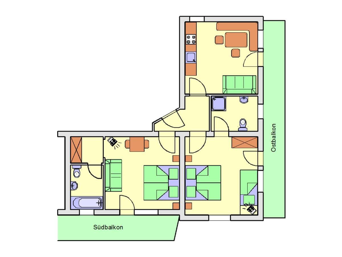 Hubertus Appartements Ischgl Eksteriør billede