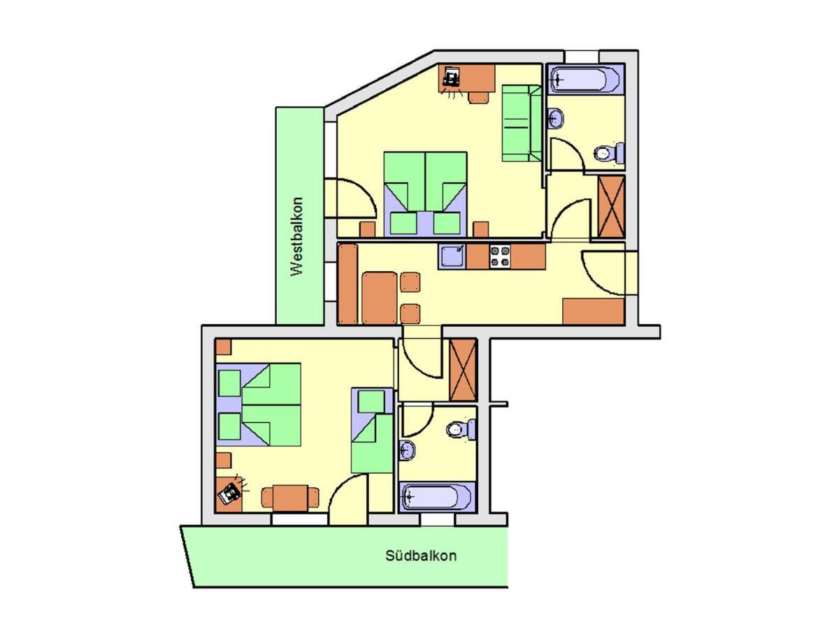 Hubertus Appartements Ischgl Eksteriør billede